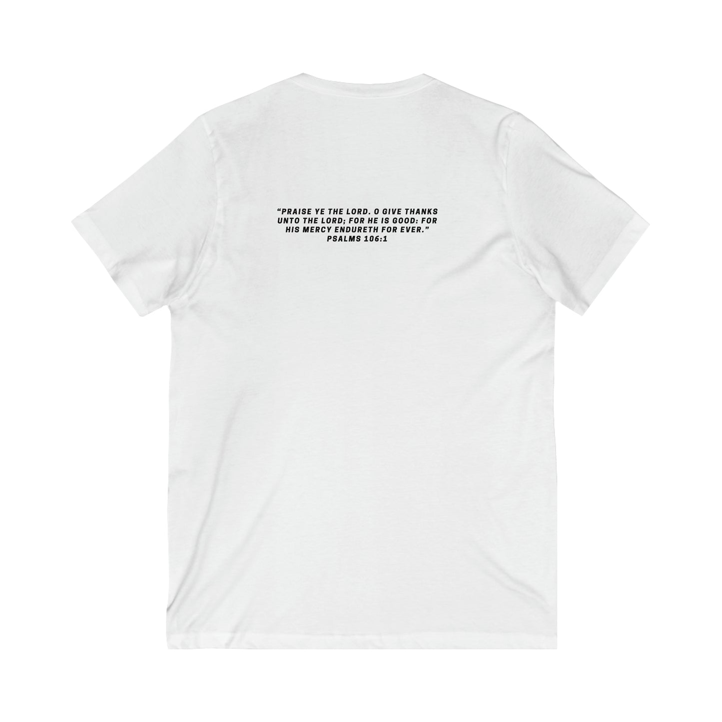 Unisex Jersey Short Sleeve V-Neck Tee
