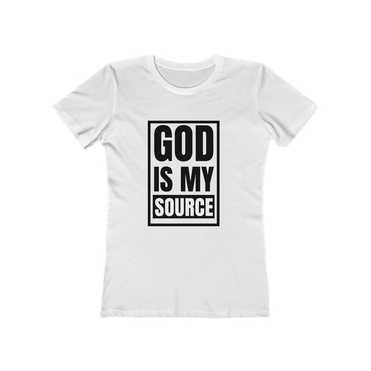 Women's God Is My Source Tee